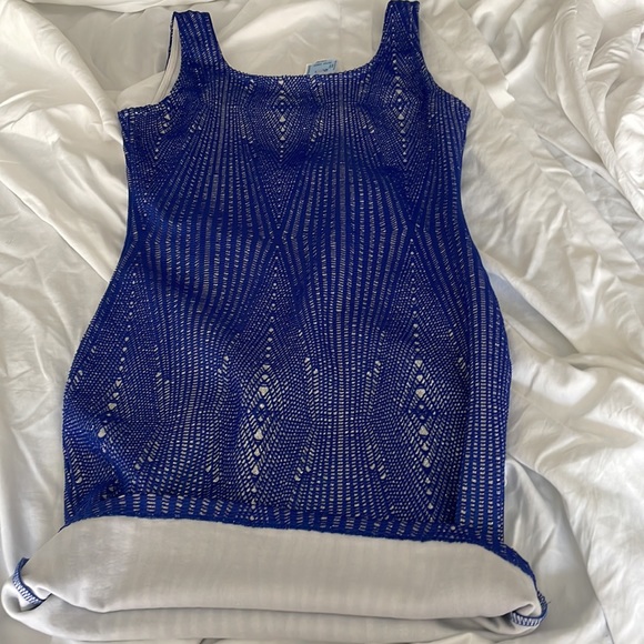 Blue mini dress large - Picture 5 of 5